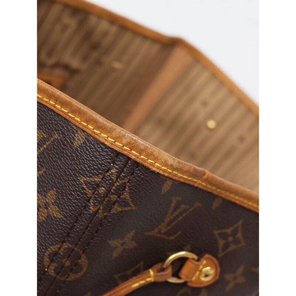 Louis Vuitton Monogram Leather Brown Neverfull Tote Bag - Picture 7 of 8